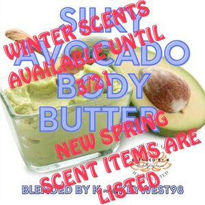 Silky Avocado Body Butter by Blended by K ~ 8 oz ~ NOT AVAIL DURING HOT MONTHS